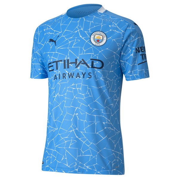 Thailande Maillot Football Manchester City Domicile 2020-21 Bleu